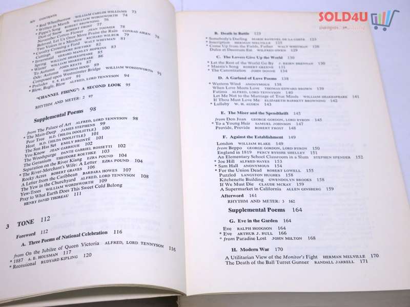 Understanding Poetry 4th edition - Brooks and Warren