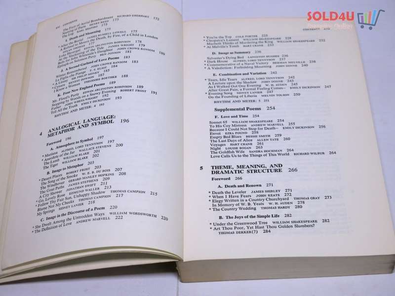 Understanding Poetry 4th edition - Brooks and Warren