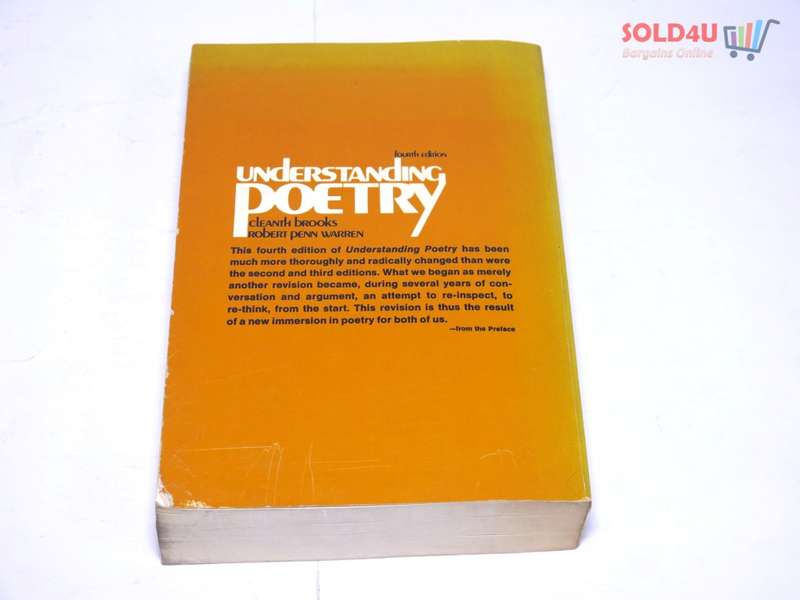 Understanding Poetry 4th edition - Brooks and Warren