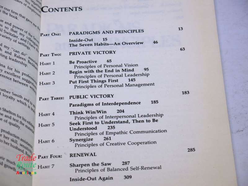 The 7 Habits of Highly Effective People: Powerful Lessons in Personal Change by Stephen Covey
