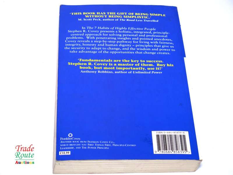 The 7 Habits of Highly Effective People: Powerful Lessons in Personal Change by Stephen Covey