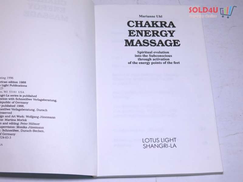 Chakra Energy Massage: Spiritual Evolution into the Subconscious Through Activation of the Energy