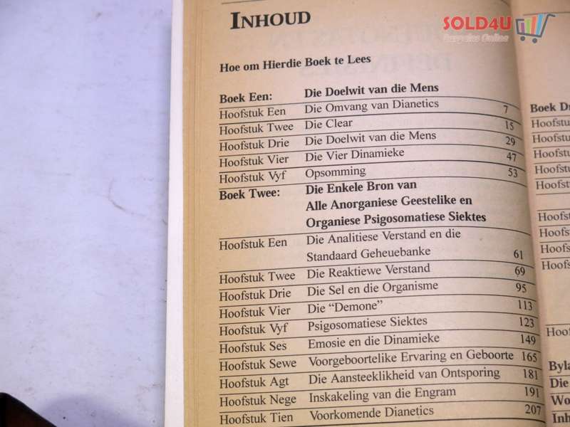 Dianetics: Die Moderne Wetenskap van Geestesgesondheid L. Ron Hubbard - Afrikaans BOOK