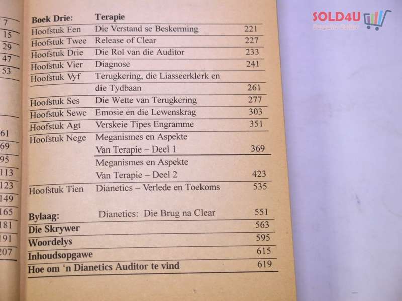 Dianetics: Die Moderne Wetenskap van Geestesgesondheid L. Ron Hubbard - Afrikaans BOOK