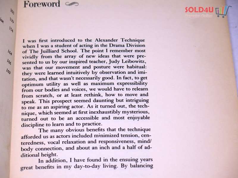 The Alexander Technique by Judith Leibowitz