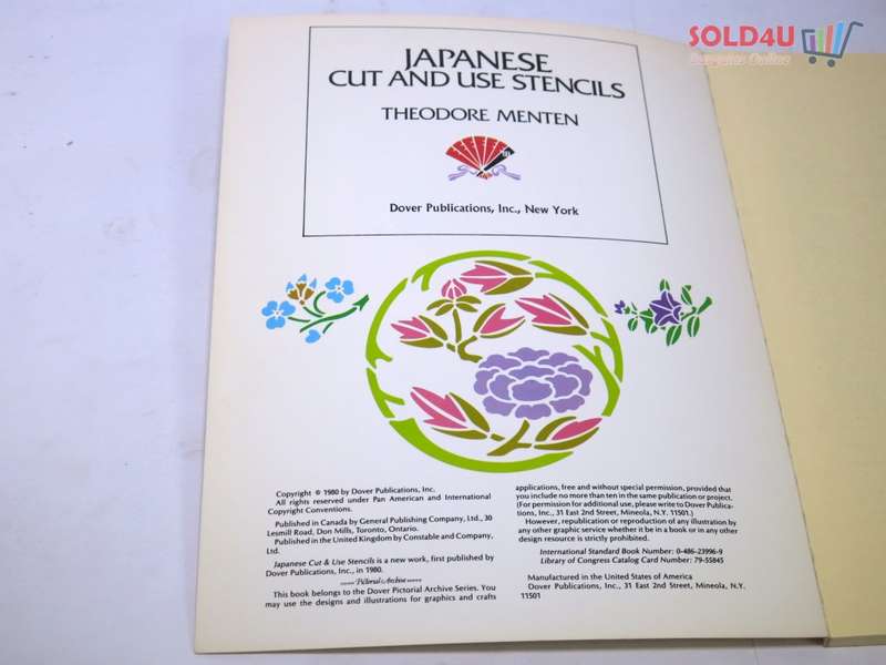 Japanese Cut & Use Stencils by Theodore Menten