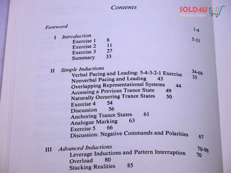 Trance-Formations: Neuro-Linguistic Programming and the Structure of Hypnosis  by John Grinder