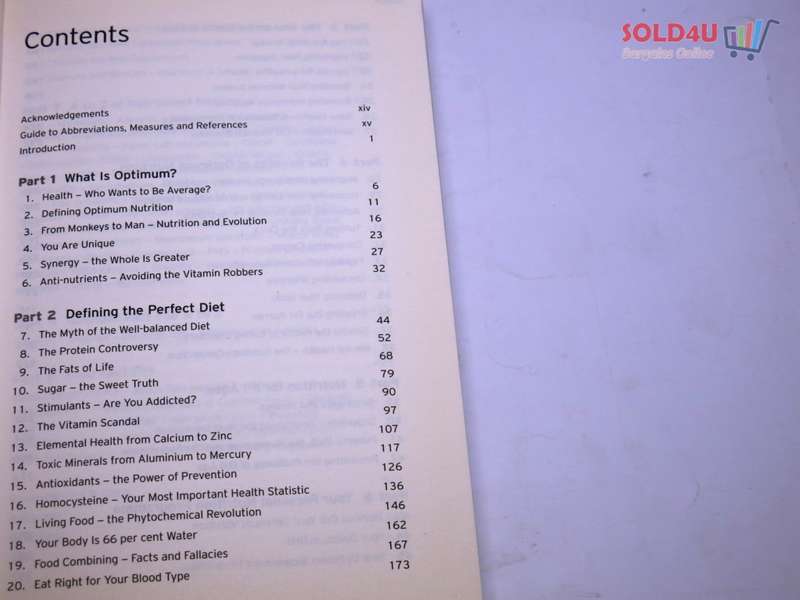 Patrick Holford`s New Optimum Nutrition Bible : The Book You Have to Read If You Care About