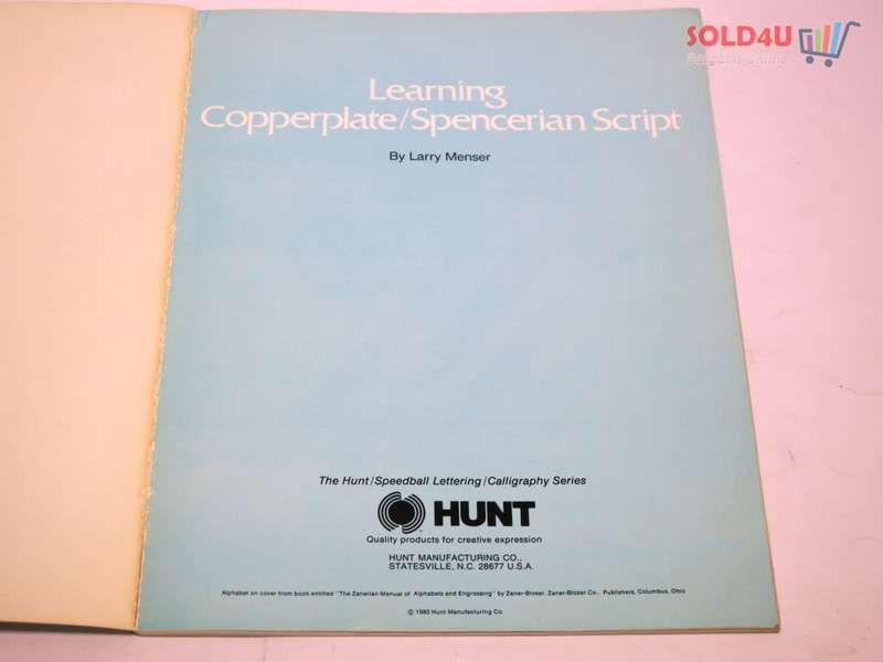 Learning Copperplate/Spencerian Script by Larry Menser