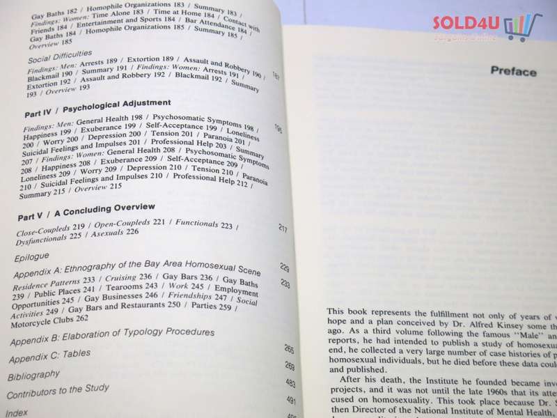 Homosexualities: A Study of Diversity Among Men & Women by Ph.D. Alan P. Bell