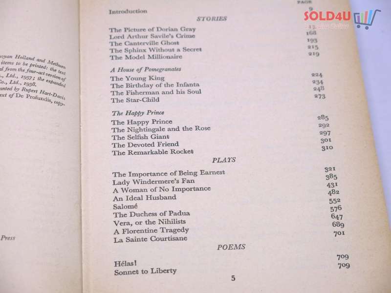 Complete Works of Oscar Wilde by Oscar Wilde, Introduced by Vyvyan Holland