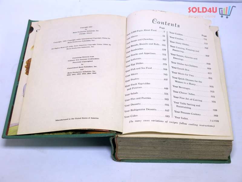 Encyclopedic Cookbook - Culinary Arts Institute - Ed. Ruth Berolzheimer - 1949