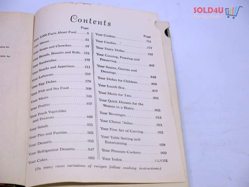Encyclopedic Cookbook - Culinary Arts Institute - Ed. Ruth Berolzheimer - 1949
