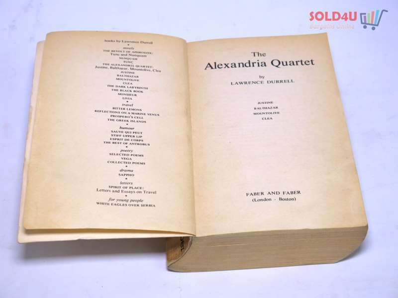 The Alexandria Quartet: Justine, Balthazar, Mountolive by Lawrence Durrell