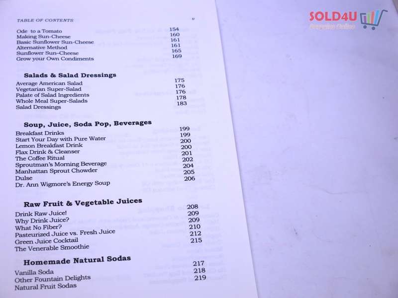 Sproutman`s Kitchen Garden Cookbook: 250 flourless, Dairyless, Low Temperature, Low Fat, Low Salt