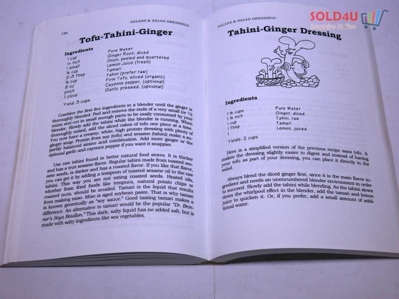Sproutman`s Kitchen Garden Cookbook: 250 flourless, Dairyless, Low Temperature, Low Fat, Low Salt