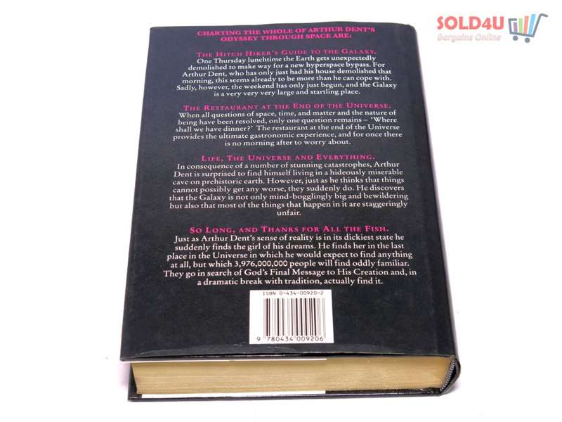 The Hitchhiker`s Guide to the Galaxy by Douglas Adams - A trilogy in Four Parts.