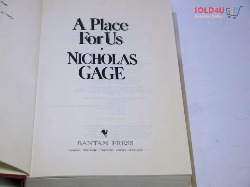 A Place for Us by Nicholas Gage A Place for Us by Nicholas Gage