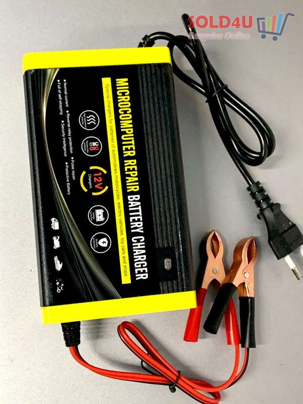 Car and Motorcycle Battery Charger Repair Type Microcomputer Battery Charger 12V 6A