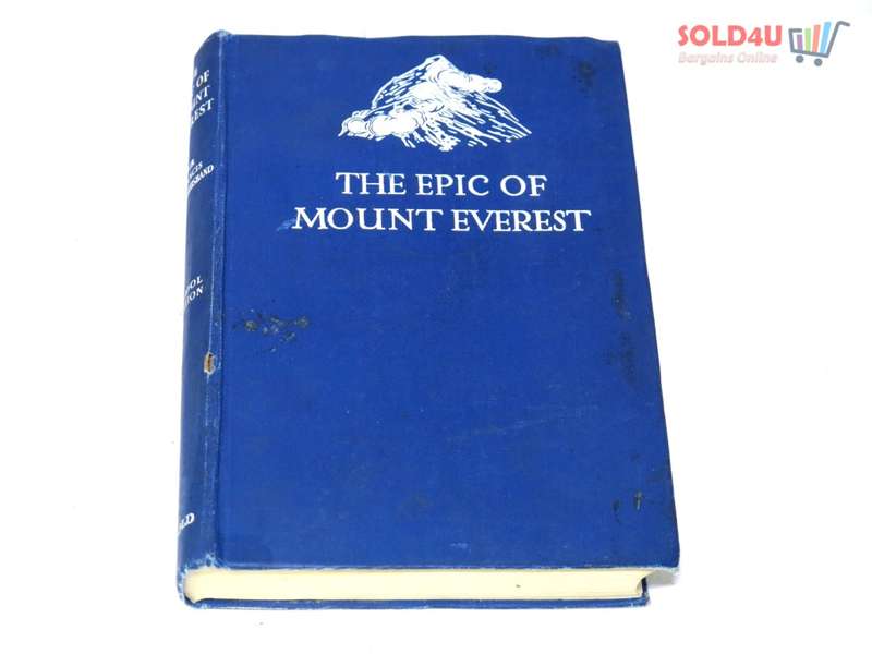 The Epic of Mount Everest Younghusband 1939 book school edition Book by Sir Francis Younghusband
