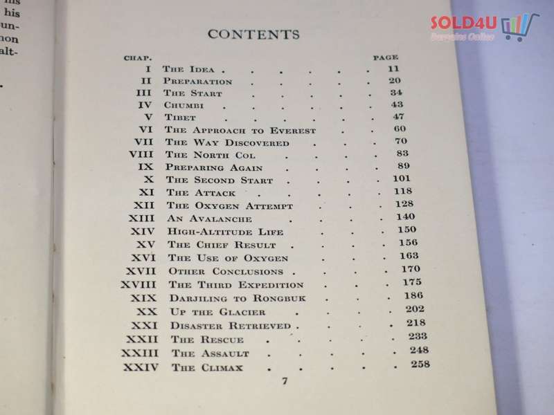 The Epic of Mount Everest Younghusband 1939 book school edition Book by Sir Francis Younghusband