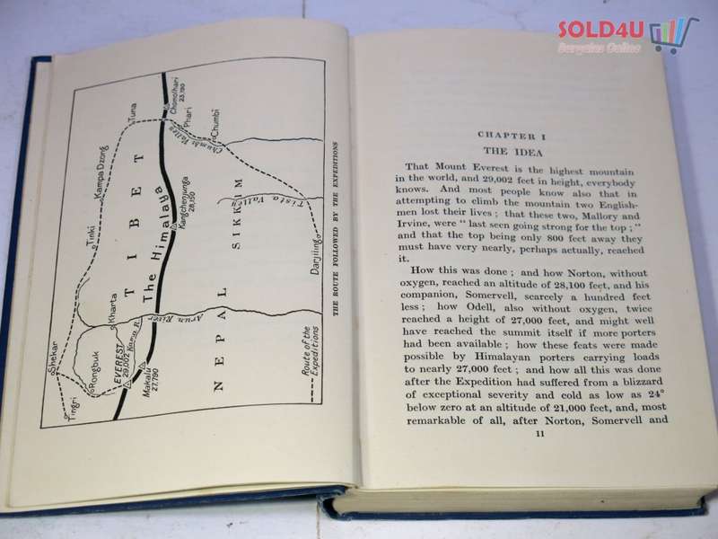 The Epic of Mount Everest Younghusband 1939 book school edition Book by Sir Francis Younghusband