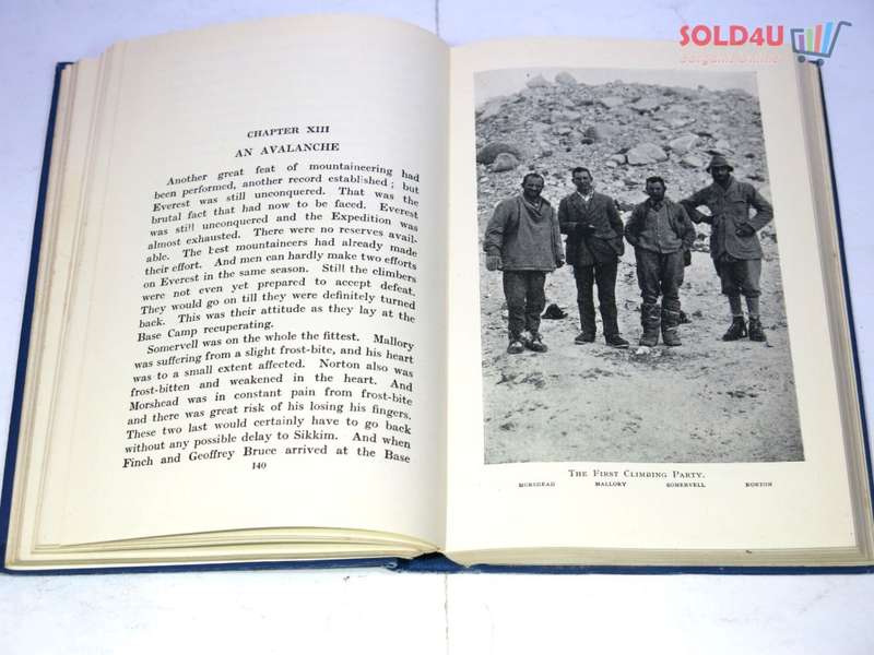 The Epic of Mount Everest Younghusband 1939 book school edition Book by Sir Francis Younghusband