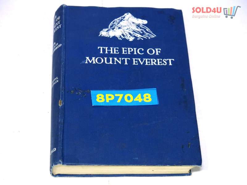 The Epic of Mount Everest Younghusband 1939 book school edition Book by Sir Francis Younghusband