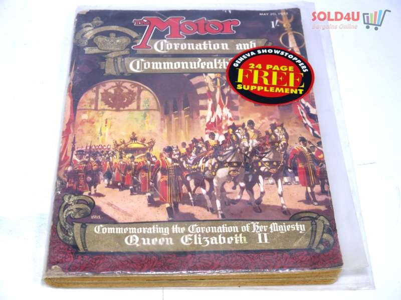 THE MOTOR - CORONATION AND COMMONWEALTH NUMBER (30 May 1953) Vintage Magazine