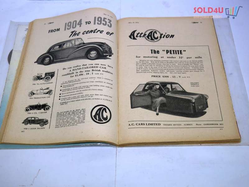 THE MOTOR - CORONATION AND COMMONWEALTH NUMBER (30 May 1953) Vintage Magazine