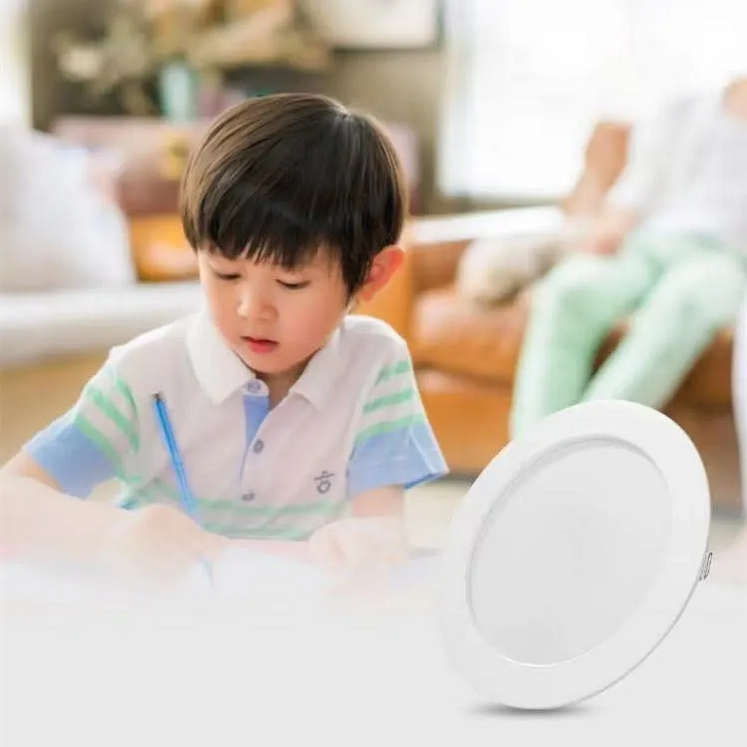 6W LED Round Panel Recessed Ceiling Lamp Down Light - with 220V LED Driver