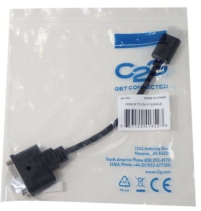 Single Link DVI-D Female to HDMI Male Converter Cable Adapter