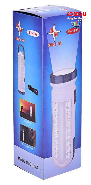LED EMERGENCY Light WITH LONG RANGE TORCH 5 hrs Lantern Emergency Light SH-189 rechargeable