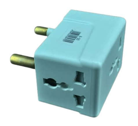 Universal Multi AC Adaptor - Universal 15A 3Way Travel Adapter - 3 Pin Plug