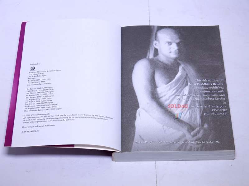 What Buddhists Believe: K. Sri Dhammananda