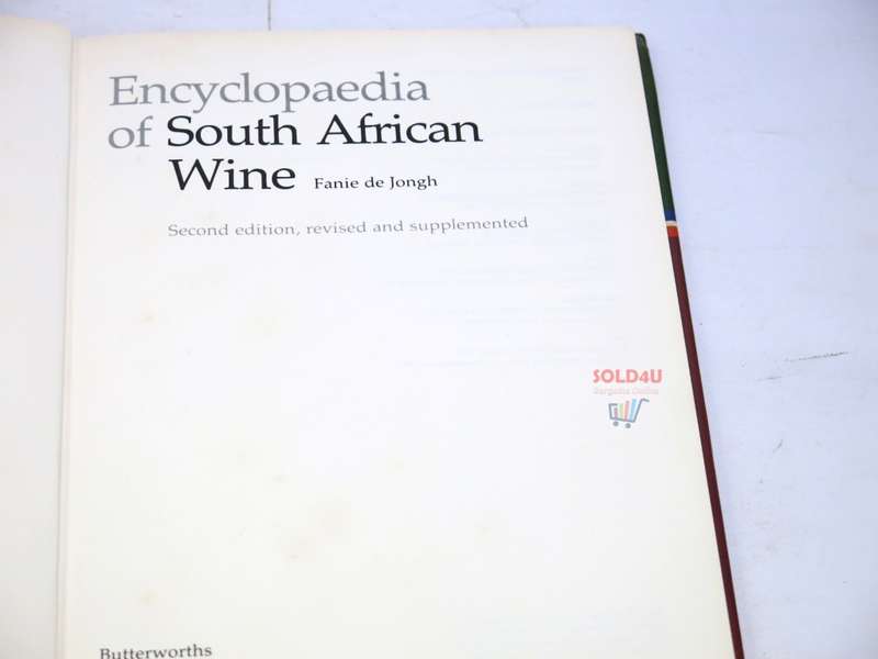 Encyclopaedia of South African Wine Book by Fanie De Jongh Second Edition