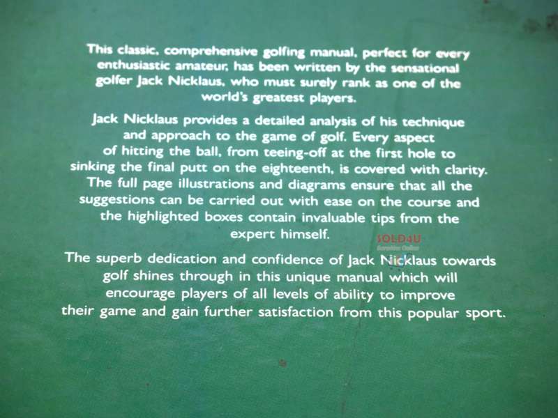 GOLF My Way Book by Jack Nicklaus with Ken Bowden