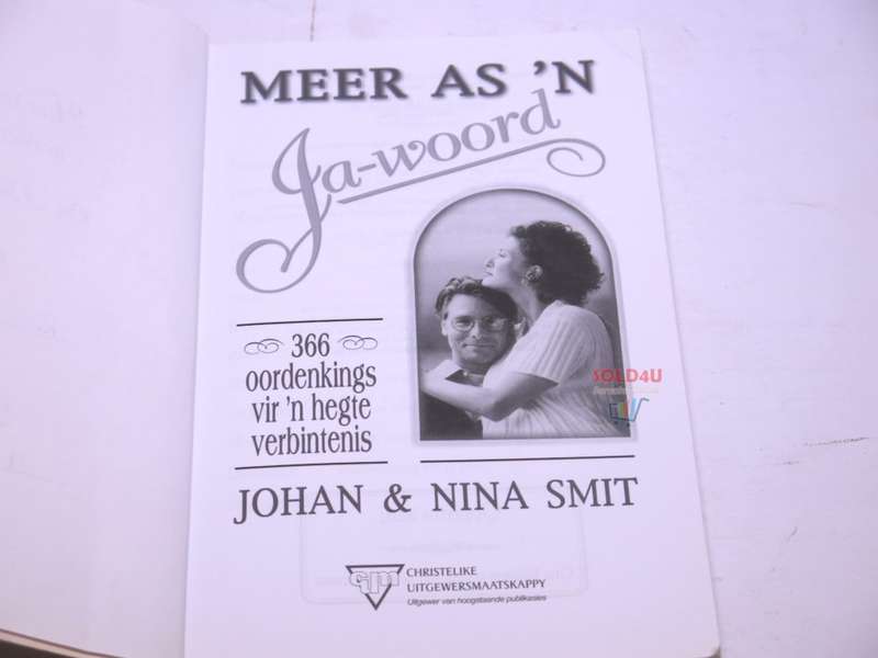 Meer as `n Ja-woord Johan en Nina Smit