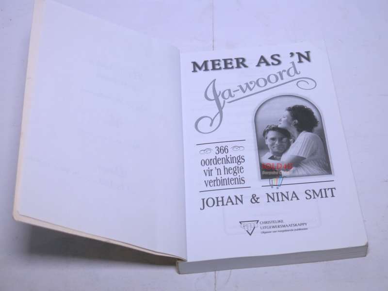 Meer as `n Ja-woord Johan en Nina Smit