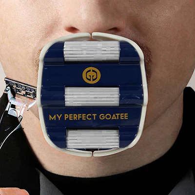 Shaving Template - My Perfect Goatee, Men`s Goatee Shaving Template by GoateeSaver