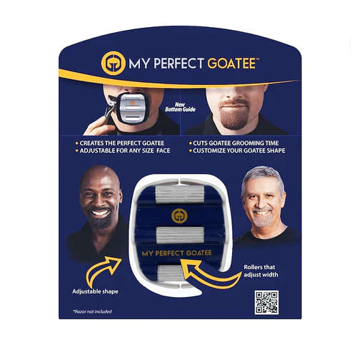 Shaving Template - My Perfect Goatee, Men`s Goatee Shaving Template by GoateeSaver