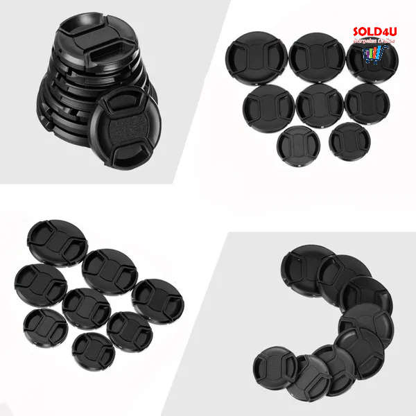 49mm 52mm 55mm 58mm 62mm 67mm 72mm 77mm 82mm Snap-On Camera Front Lens Cap Cover - 1 piece