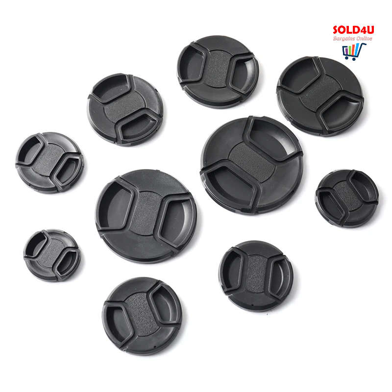 49mm 52mm 55mm 58mm 62mm 67mm 72mm 77mm 82mm Snap-On Camera Front Lens Cap Cover - 1 piece