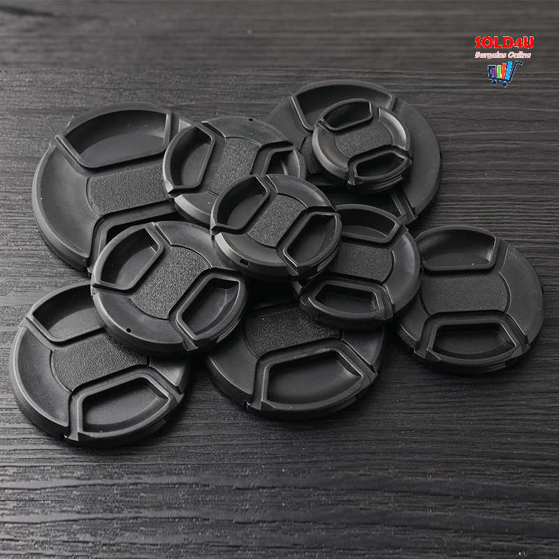 49mm 52mm 55mm 58mm 62mm 67mm 72mm 77mm 82mm Snap-On Camera Front Lens Cap Cover - 1 piece