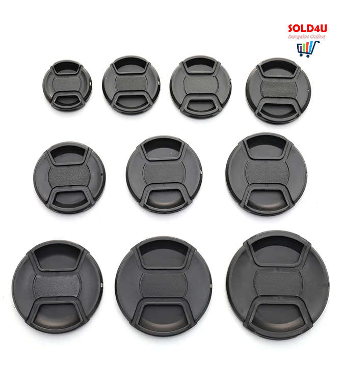49mm 52mm 55mm 58mm 62mm 67mm 72mm 77mm 82mm Snap-On Camera Front Lens Cap Cover - 1 piece