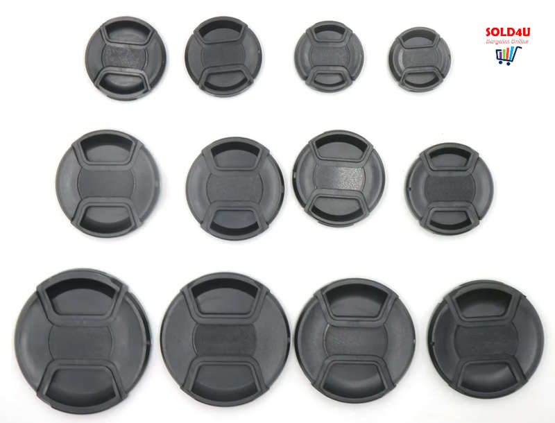 49mm 52mm 55mm 58mm 62mm 67mm 72mm 77mm 82mm Snap-On Camera Front Lens Cap Cover - 1 piece