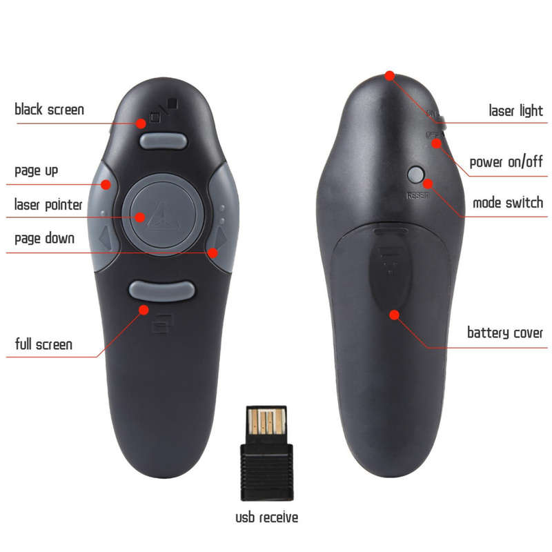Wireless Presenter with Laser Pointer