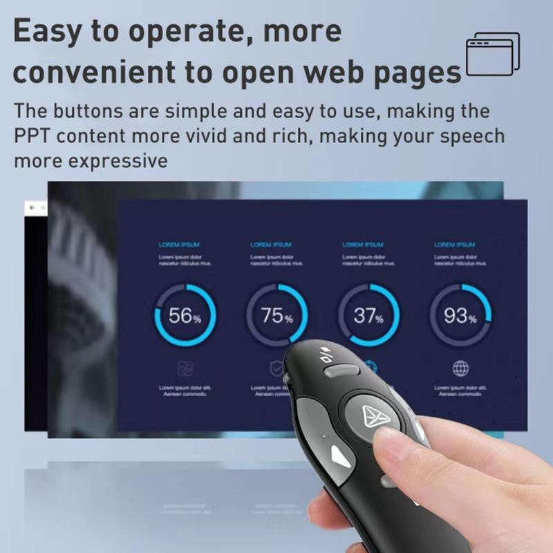 Wireless Presenter with Laser Pointer