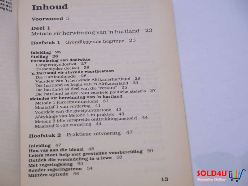 Hartland van die Afrikaner - Willem Maartens Van Heerden