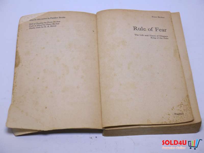 Rule of Fear: Dingane, King of the Zulu: Peter Becker